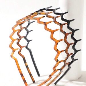 Stylish Black and Tortoise Shell Headbands